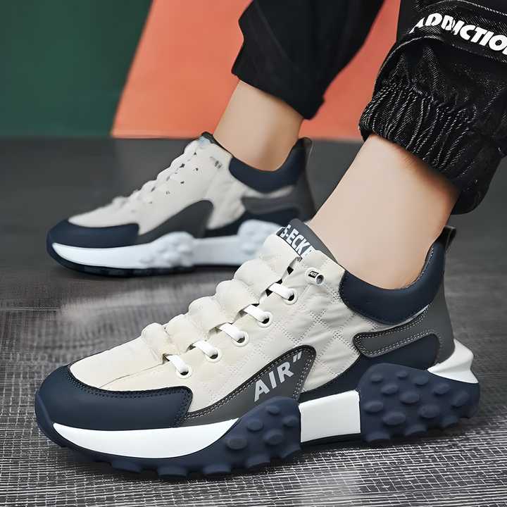 Men's Casual Sneakers with Thick Base Trendy and Durable Shoes for Everyday Wear